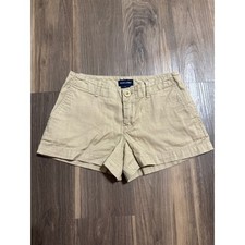 Ralph Lauren Girls Khaki Shorts Size 10 Preppy Classic Spring