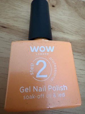WOW London Nagellack Gel Metallic Orange Step 2 Nagelgel