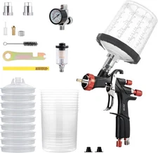 R500 LVLP Air Spray Gun with 22oz Paint Cups, A610 Paint Guns, Gun Sprayer Car