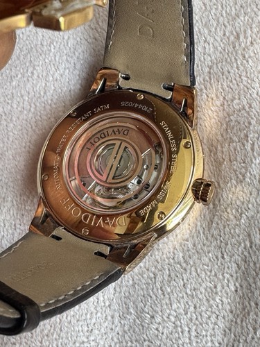 DAVIDOFF Velero Automatik schwarz Herrenuhr - Bild 4 von 7