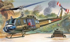 Italeri 1247 Bell UH-1D Iroquois helicopter 1:72 Scale Model Kit - New & Sealed