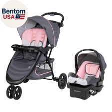 EZ Ride Travel System with Ez-Lift™ Infant Car Seat, Dash Pink