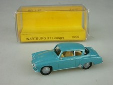 ARTAPO model 1/87 H0 Wartburg 311 Coupe 1959 c.017 Box 710992