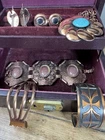 Lot Of Vintage Costume Jewelry Copper~Bell Trading Post Matisse Renoir~6 Pieces