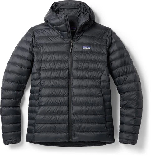 Patagonia Down Sweater Hoody - Men's,Black,sizeM - product listing photo
