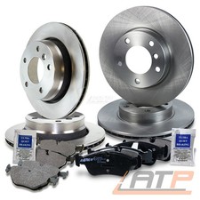 4x BREMSSCHEIBE + SATZ BREMSBELÄGE BREMSKLÖTZE VORNE + HINTEN FÜR BMW 3-ER E46
