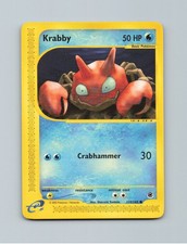 Krabby 115/165 Common Expedition Base Set Pokemon Lightly Played on eBay