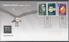 Australian Stamps.1st Day Cover.Earth Hour.2009