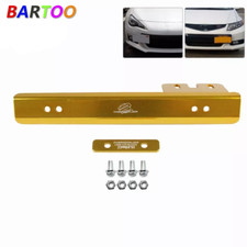 Jdm Universal Front Bumper License Plate Mount Bracket Relocator Holder Jdm Universal Front Bumper License Plate Mount Bracket Relocator Holder