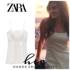 Zara Jumpsuit Dress White SZ S, L