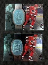 1998-99 SPx Finite Carolina Hurricanes Hockey Card #17 Bates Battaglia/9500 2