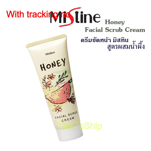 85 G Mistine Honey Facial Scrub Face Remove Dead Skin Natural Organic Cream - Picture 2 of 4