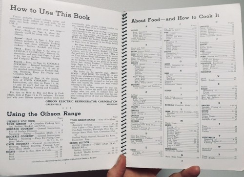 Stufa Gibson Kookall LIBRO RICETTE libro di cucina pubblicitario vintage gamma elettrica - Foto 9 di 9