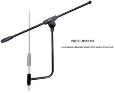 PROEL RSM210 Braccio con asta per microfono a giraffa aggiuntiva per TUTTE ASTE