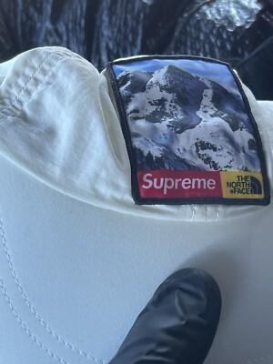 Supreme x The North Face Mountain Six-Panel Cap White FW'17 | eBay