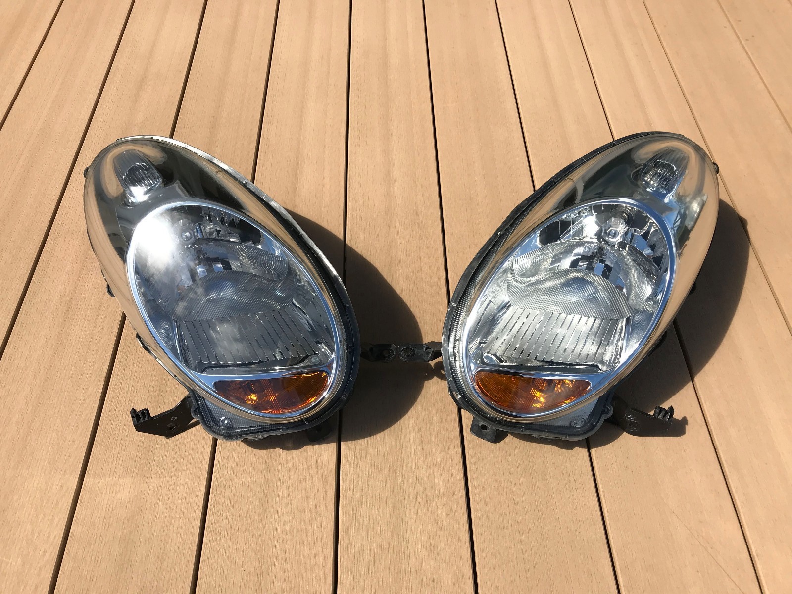 JDM 2008 Nissan March Micra K12 Halogen Headlights Lamps Lights Set OEM