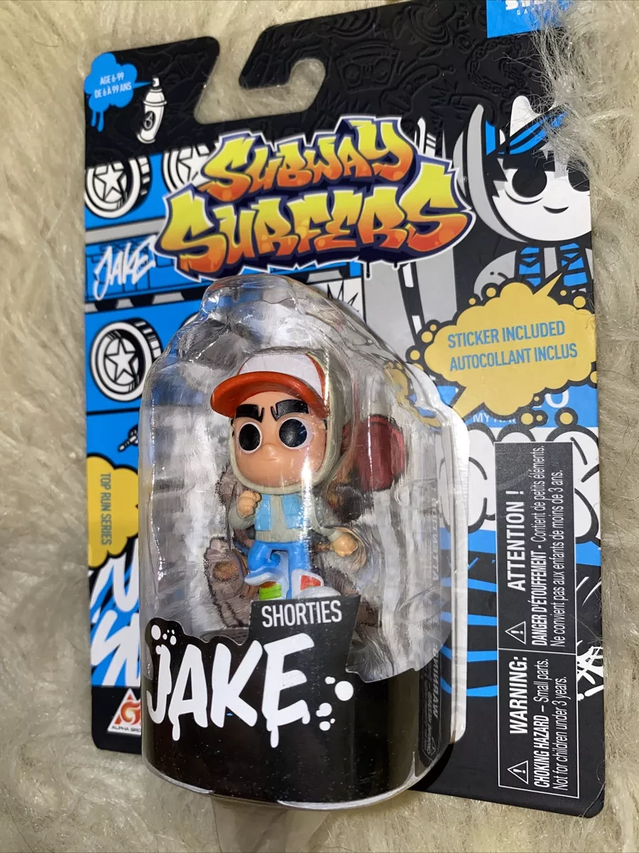 SUBWAY SURFERS SHORTIES RUNNING JAKE FIGURE WITH STICKER