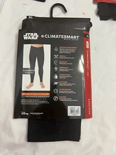 Star Wars ClimateSmart Men’s Base layer Pant Black Mid weight Size XL NWT