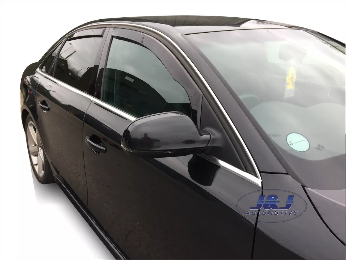 TO FIT AUDI A4 S4 S line B8 SALOON 2008 2015 wind deflectors 4pc
