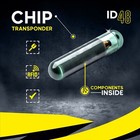 ★1x Transponder Wegfahrsperre RFID Glas Chip ID48 für CITROEN JUMPER XANTIA★