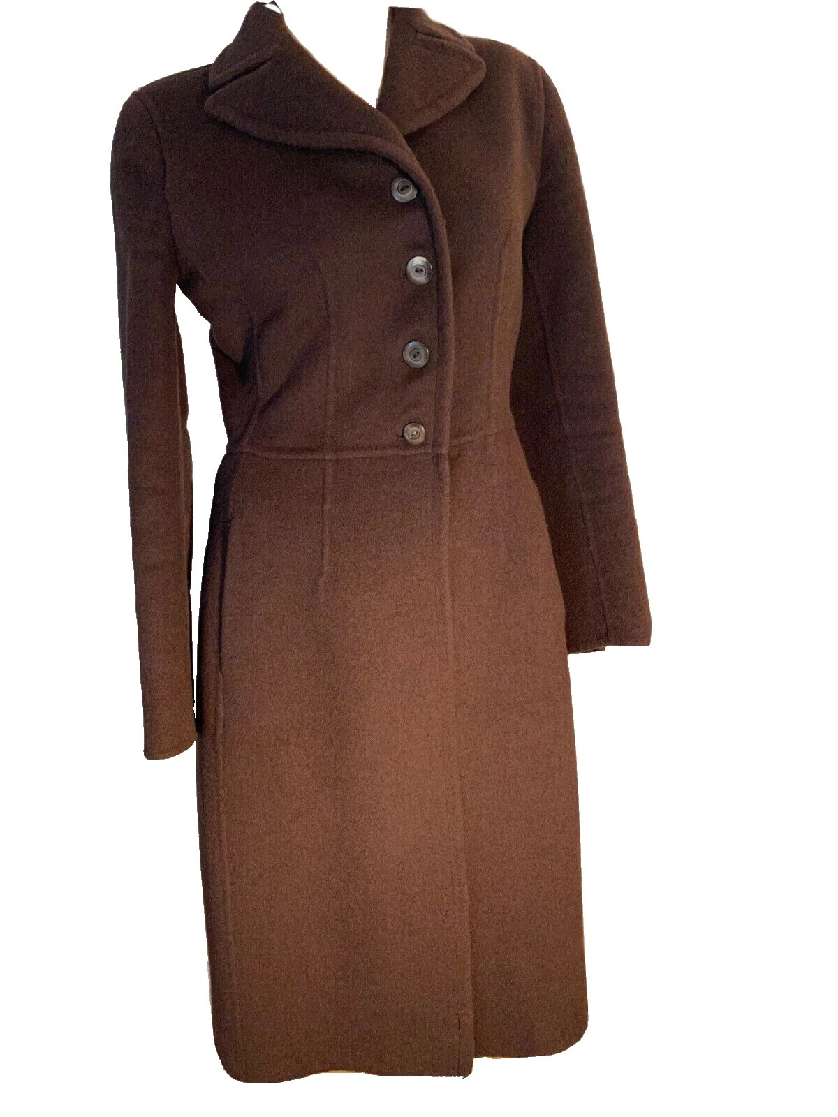 PRADA Marrón abrigos, chaquetas y chalecos para Mujeres