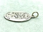 925 Silver Oval Pendant Saint Joseph Pray For Us Religious Necklace Pendant — photo 2