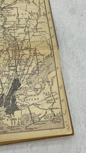 New York Walk Book 1924 Series 2 American Geographic Society Pocket Edition Maps - Picture 9 of 23