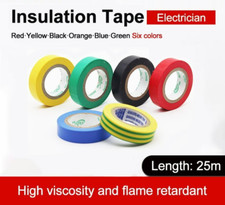 Electrical Insulation Tape Wire Flame High Voltage Waterproof Adhesive Rolls 25M