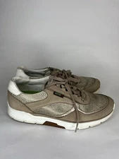 sano by mephisto Shoes Lace Up Casual Sneakers Women Size 8.5 Brown Leather 