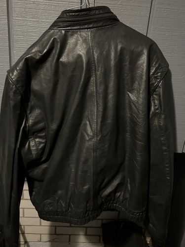 Vintage Wilson’s Leather Jacket Wilson’s Suede And Leather Mens Size 46 Apprx XL - Picture 13 of 17