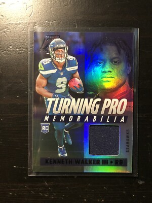 #ad 2022 Zenith Kenneth Walker RC Turning Pro #TPM 16 Jersey Relic Memorabilia PWE $9.99