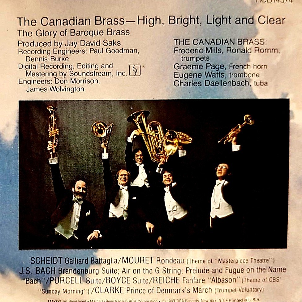 High, Bright, Light & Clear (The Glory Of Baroque Brass