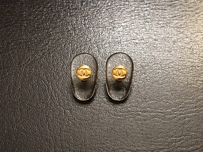 1x Replacement Nose Pads for Chanel Sunglasses Eyeglass Snap-On/Push-in Type GD
