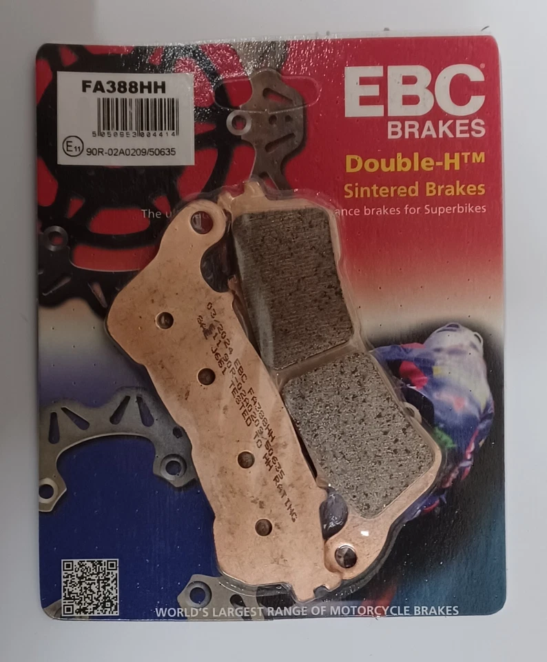 Pastilhas de freio a disco EBC sinterizadas dianteiras e traseiras compatíveis com Honda CTX1300 (2014 a 2017) - Imagem 3 de 4