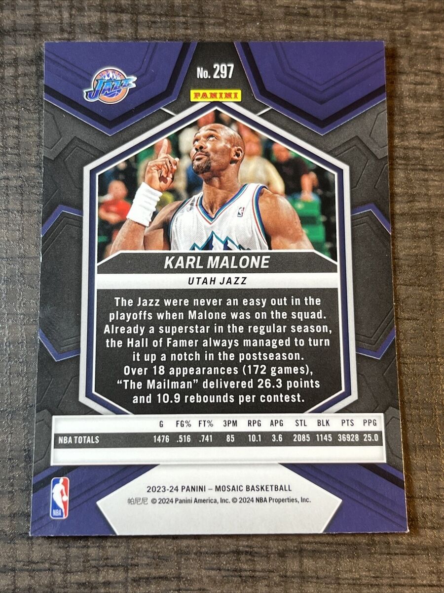 2023-24 Panini Mosaic Karl Malone #297 | eBay 2023-24 Panini Mosaic Karl Malone #297 | eBay