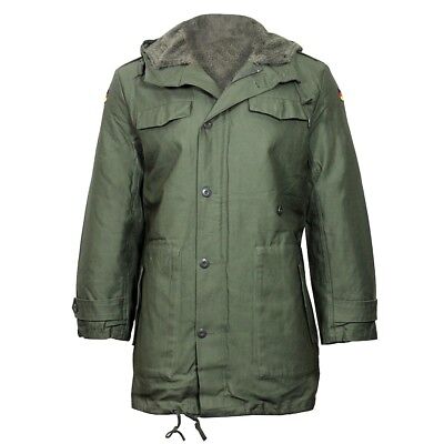 Olive German Army Parka with Liner - Winter Coat Fleece Olive German Army Parka with Liner - Winter Coat Fleece
