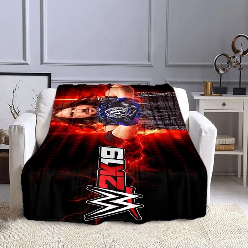 WWE World Wrestling LOGO TV GAME Blanket Children's High Quality Flannel Blanket - Picture 35 of 49