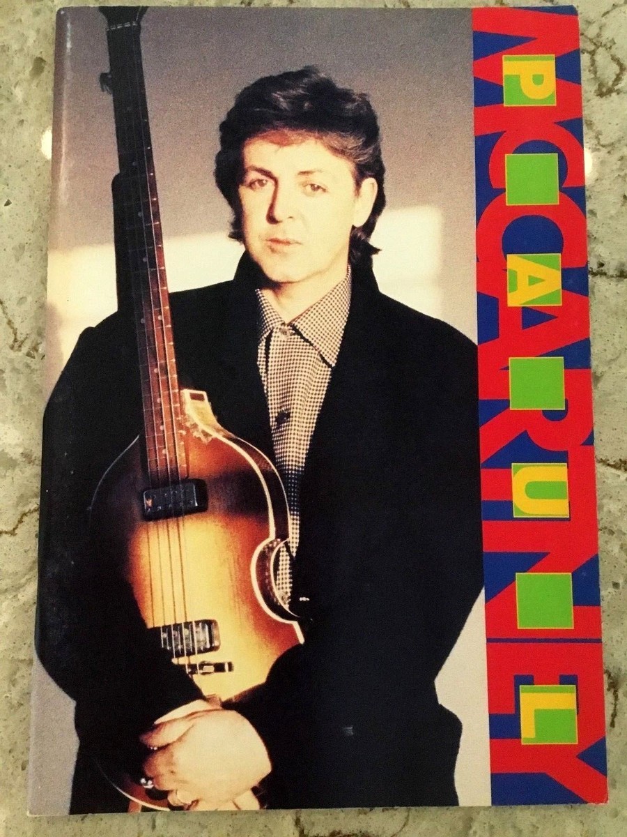 McCartney 1989-1990 コンサートツアーパンフレットお値下要相談 PAUL MCCARTNEY - 1989/1990 WORLD TOUR CONCERT PROGRAM in JAPAN