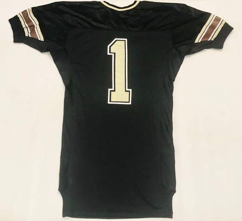 Adidas WMU Western Michigan Broncos #1 MAC Football Game Jersey Sz 44 Black USA - Picture 4 of 9