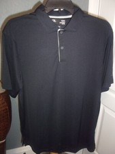 Oakley Men's HydroLix Short Sleeve Golf Black Polo Shirt Size S