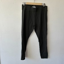 Daily Ritual Leggings Womens Medium Gray Pull On Athleisure Elastic Waist Active