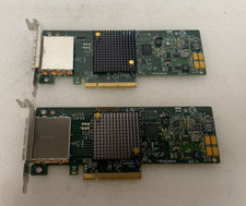 Lot of 2x LSI SAS9205-8e 6Gb/s 8-Port SAS PCI-E Host Bus Adapter Low Profile