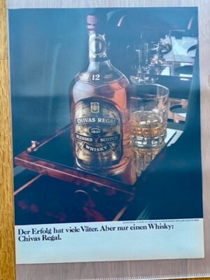 Chivas Regal Scotch Whisky Original 1985 Vintage Advert Werbung Reklame