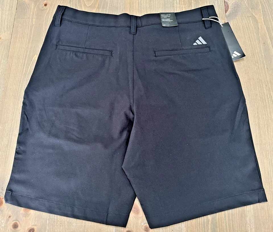 $70 ADIDAS ULTIMATE 365 8.5" PANTALONES CORTOS DE GOLF PARA HOMBRE NEGROS TRANSPIRABLES ELÁSTICOS EN 4 VÍAS Foto 4 de 4