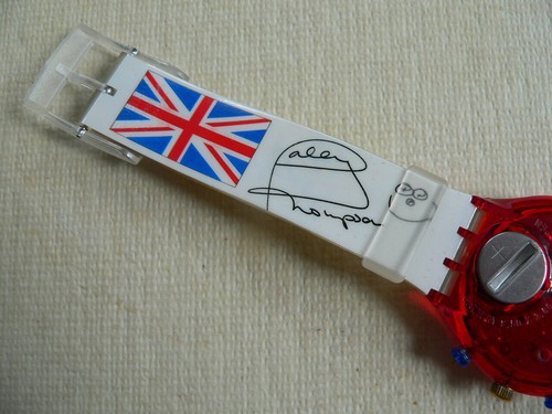 Swatch Uhr Chrono Chronograph Daley Thompson SCZ105 Olympic UK von 1996 - Bild 7 von 8
