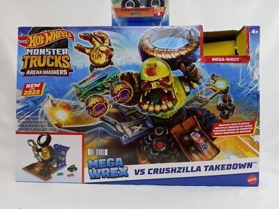 versus monsters DMテーマ　パラレル17枚セット Hot Wheels Monster Trucks Arena Smashers MEGA-Wrex vs. Crushzilla