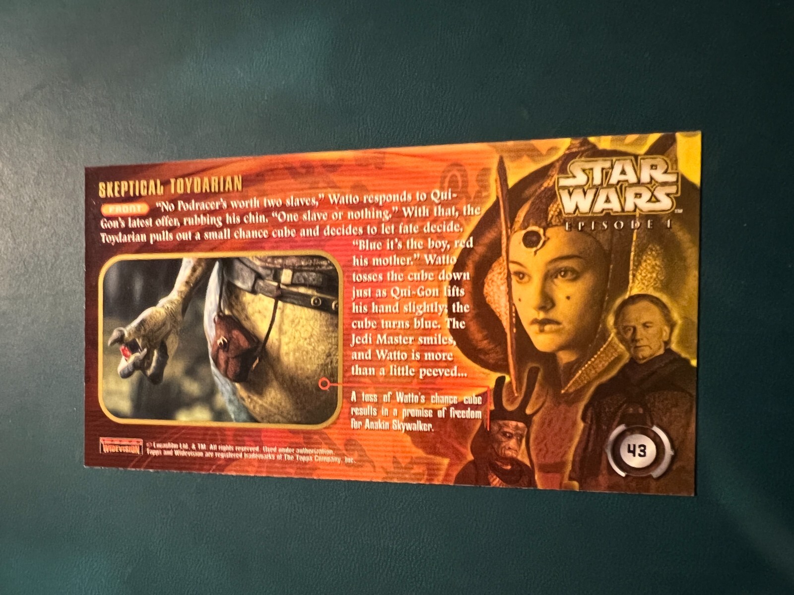 1999 Topps Star Wars Episode I SERIES 1-2 Widevision Complete Your Set U Pick - Picture 98 of 331