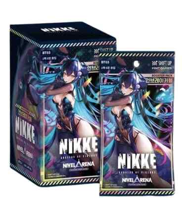 Nikke Goddess Of Victory Nivel ARENA BT03 Unbreakable (4 Booster Packs) Korean