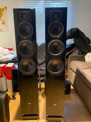 ELAC FS 409 Floor-standing Speaker (High-Gloss Black, Each)