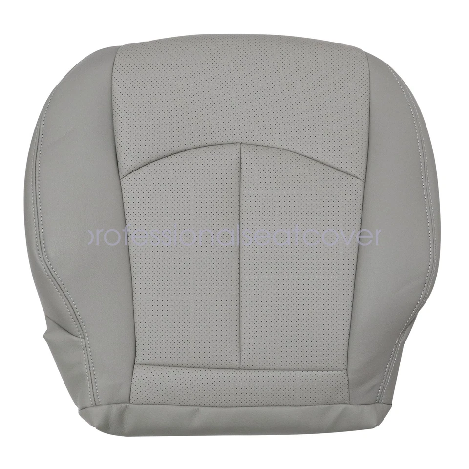 For 2003-2009 Mercedes Benz W211 E550 E300 E350 Driver Bottom Seat Cover Gray - Image 4 of 4